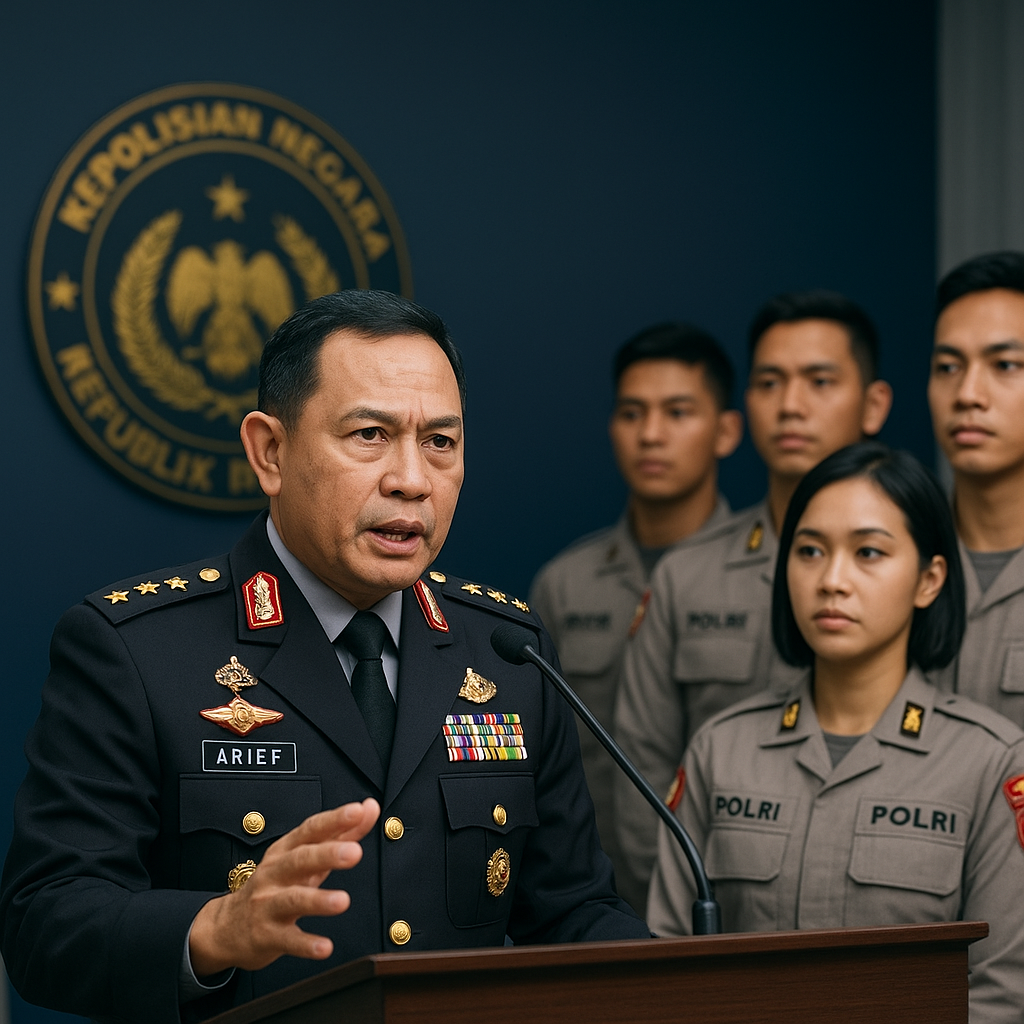 Kapolri Tegaskan Pentingnya Disiplin dan Integritas untuk Perwira Muda