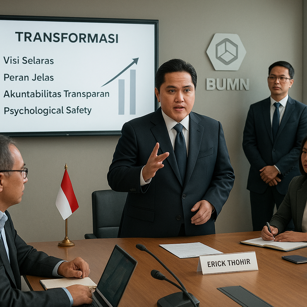 Menteri BUMN: Manajemen Tim Efektif Kunci Sukses Transformasi BUMN
