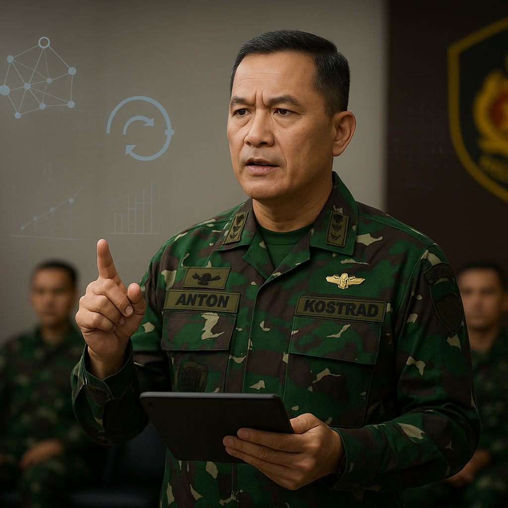 Pangkostrad: Disiplin dan Adaptabilitas Kunci Kepemimpinan Efektif di Era Digital