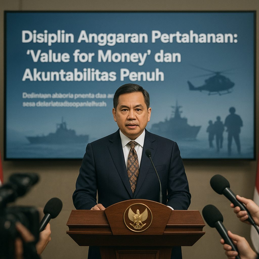 Disiplin Anggaran Pertahanan: Menkeu Tekankan Prinsip 'Value for Money' dan Akuntabilitas Penuh