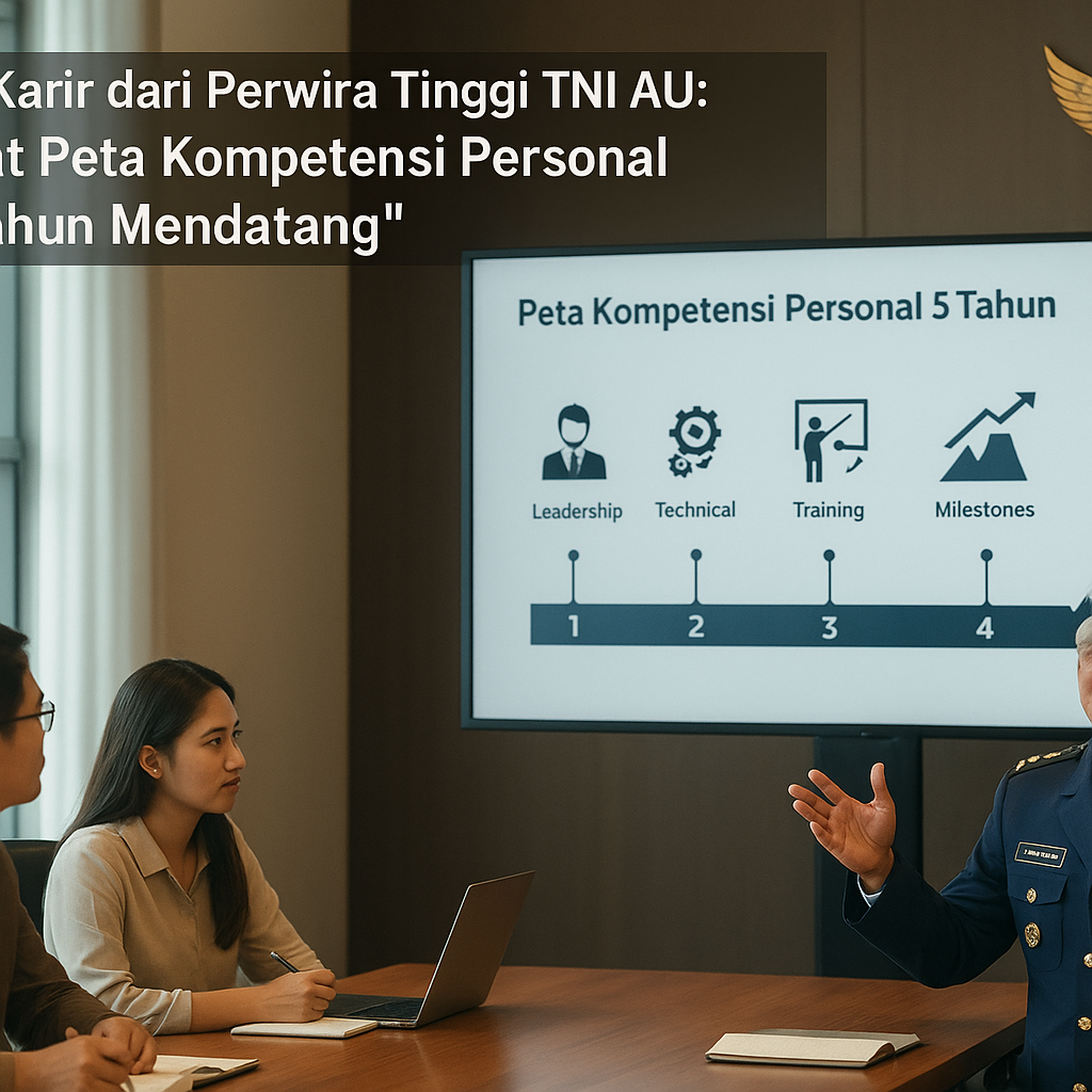 Tips Karir dari Perwira Tinggi TNI AU: 'Buat Peta Kompetensi Personal 5 Tahun Mendatang'