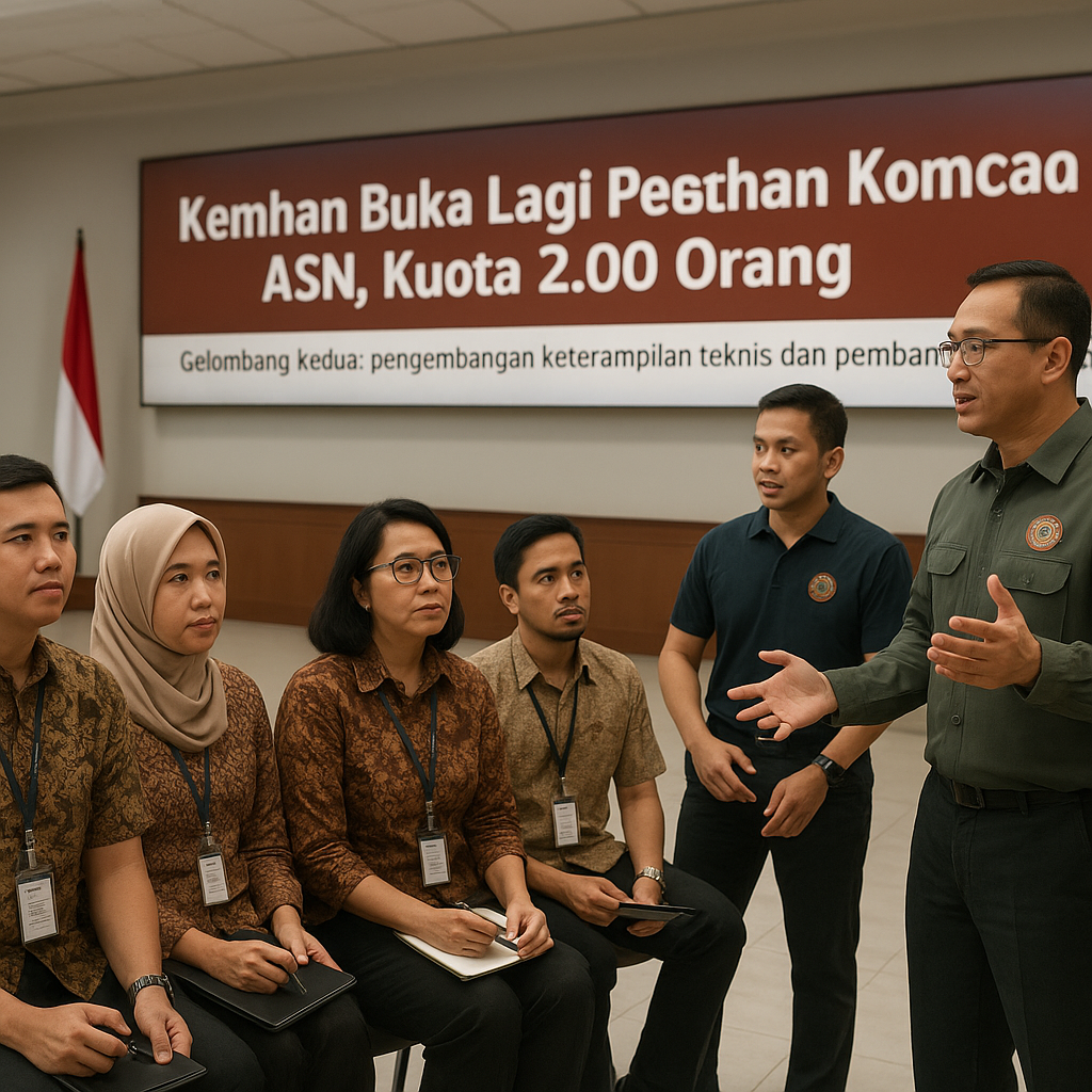 Kemhan Buka Lagi Pelatihan Komcad ASN, Kuota 2.000 Orang