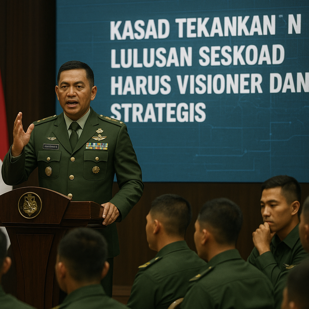 Kasad Tekankan Lulusan Seskoad Harus Visioner dan Strategis