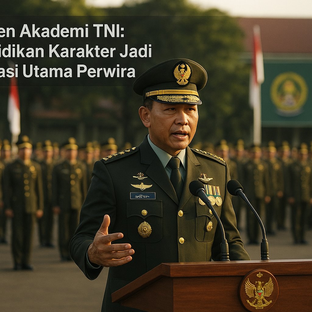Danjen Akademi TNI: Pendidikan Karakter Jadi Pondasi Utama Perwira