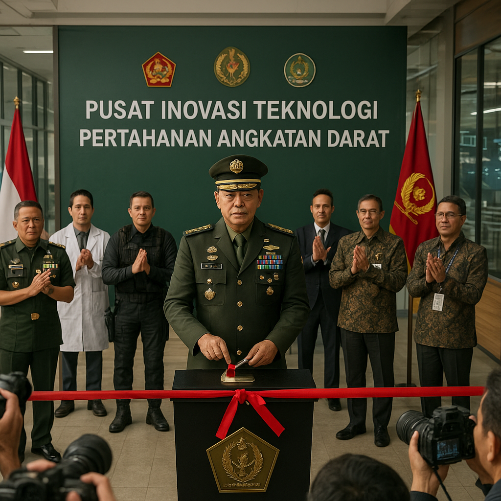 Kasad Resmikan Pusat Inovasi Teknologi Pertahanan Angkatan Darat