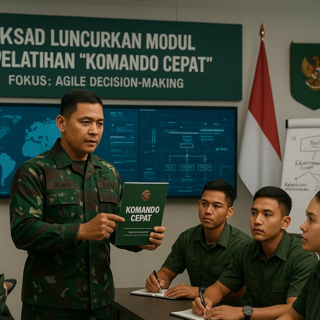 KSAD Luncurkan Modul Pelatihan Kepemimpinan Adaptif untuk Komandan Muda, Fokus Agile Decision-Making
