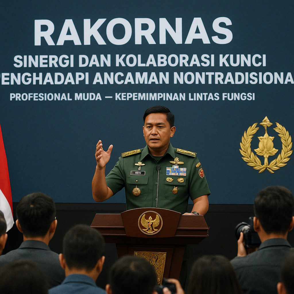 Panglima TNI Buka Rakornas: Sinergi dan Kolaborasi Kunci Menghadapi Ancaman Nontradisional