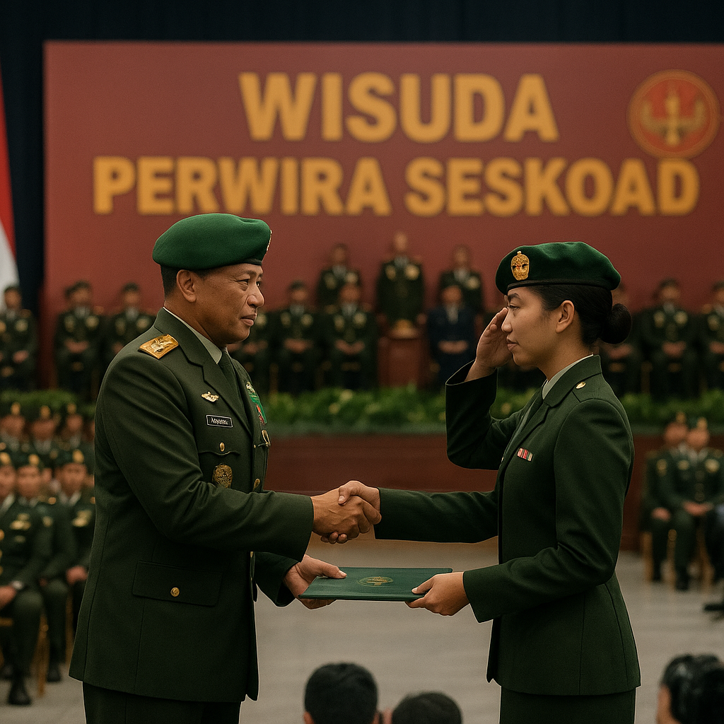 Pangkostrad Hadiri Wisuda Perwira Seskoad, Tandai Lahirnya Generasi Pemimpin Strategis TNI AD