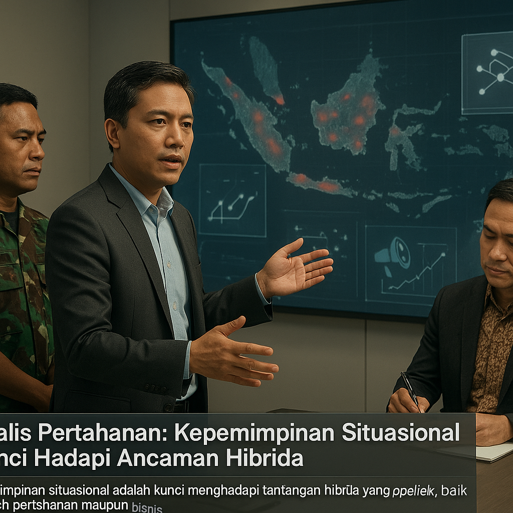 Analis Pertahanan: Kepemimpinan Situasional Kunci Hadapi Ancaman Hibrida