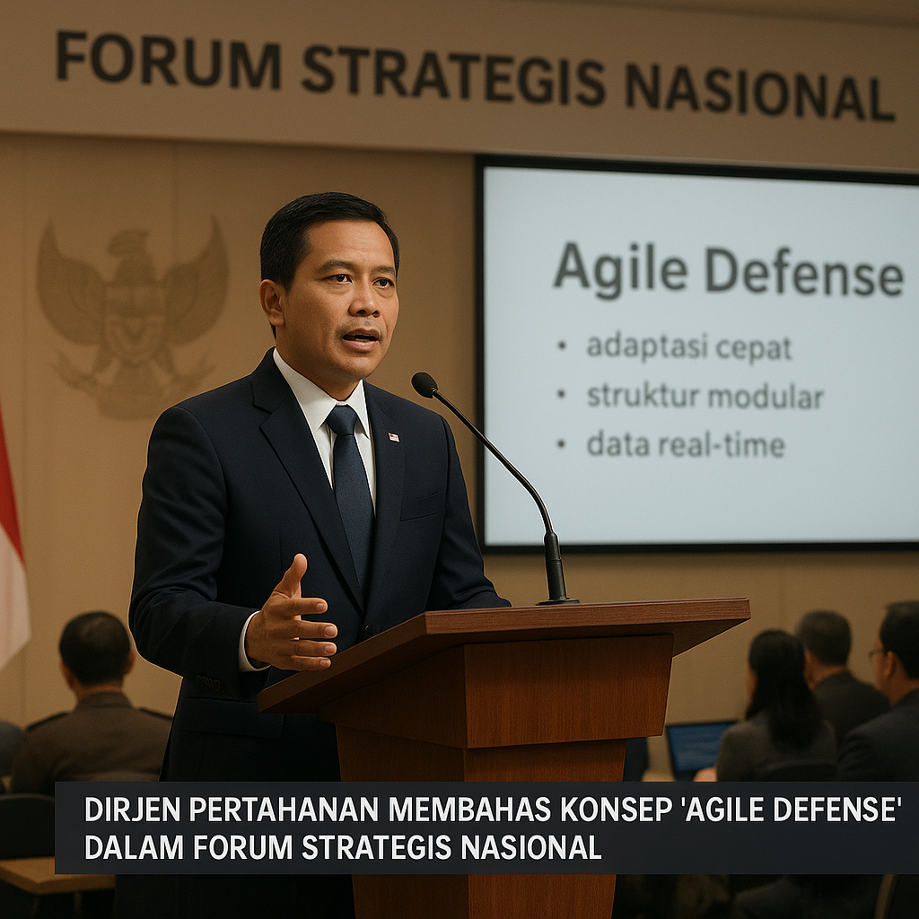 Dirjen Pertahanan Membahas Konsep 'Agile Defense' dalam Forum Strategis Nasional
