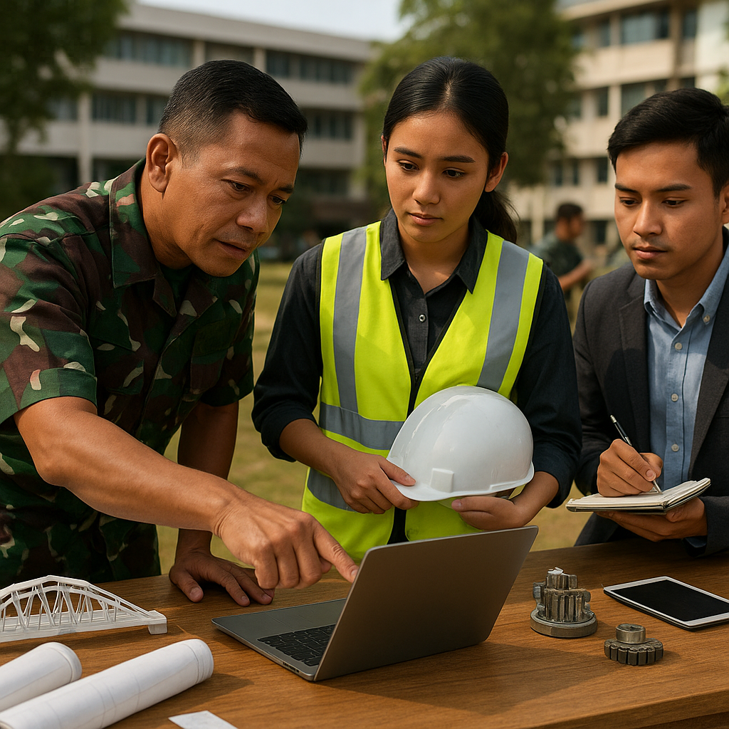 Program Mentorship TNI untuk Mahasiswa Teknik dan Manajemen