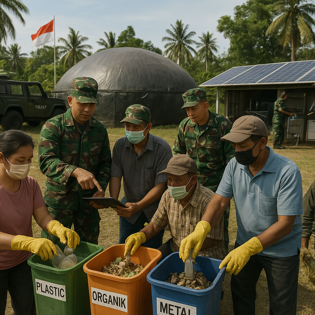 Energi, Sampah, dan Pengabdian: Langkah TNI AD Memperkuat Ketahanan Nasional