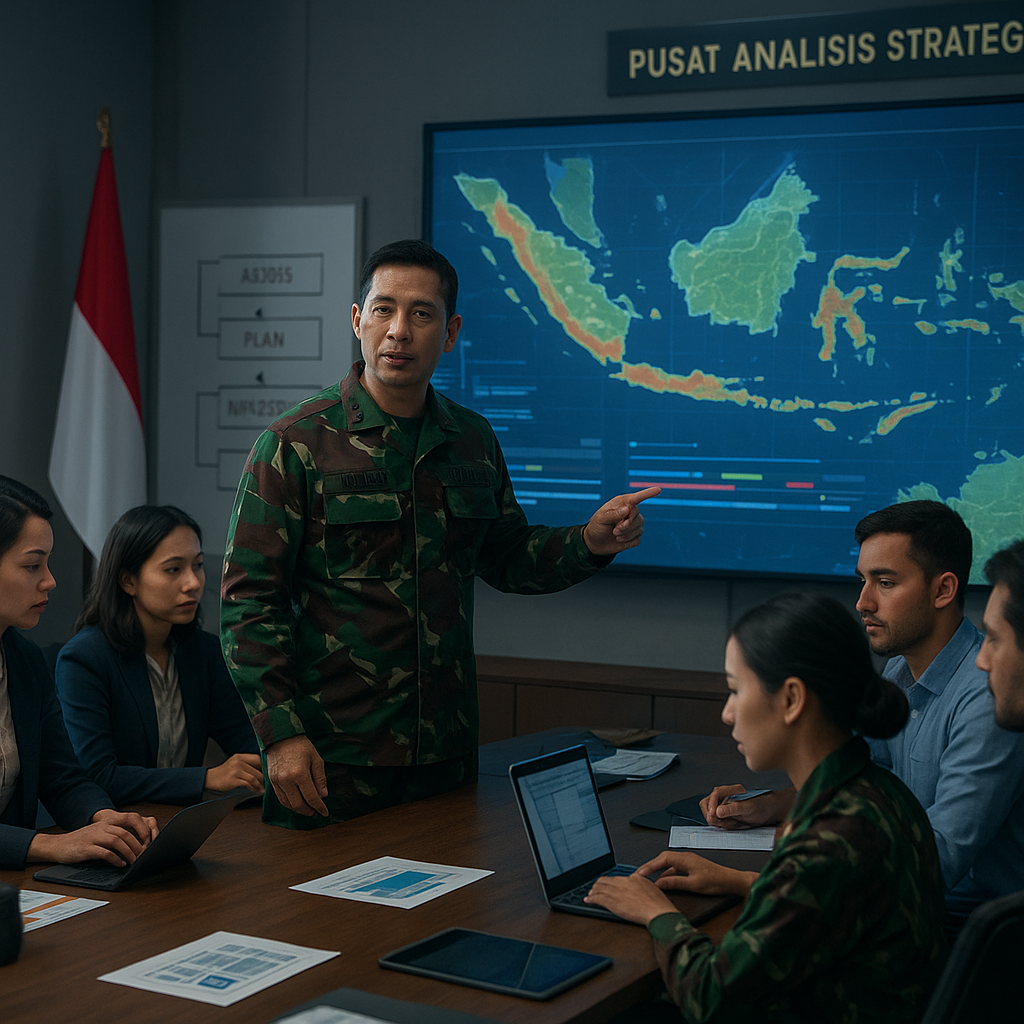 Pusat Analisis Strategis TNI Gelar Simulasi Perencanaan Kontinjensi Regional