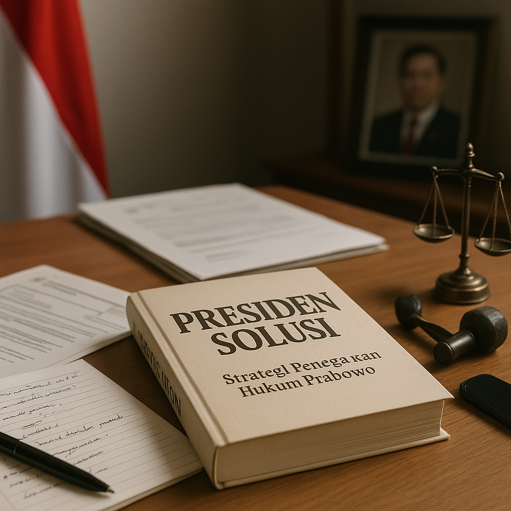 Buku "Presiden Solusi" juga Ungkap Strategi Penegakan Hukum Prabowo