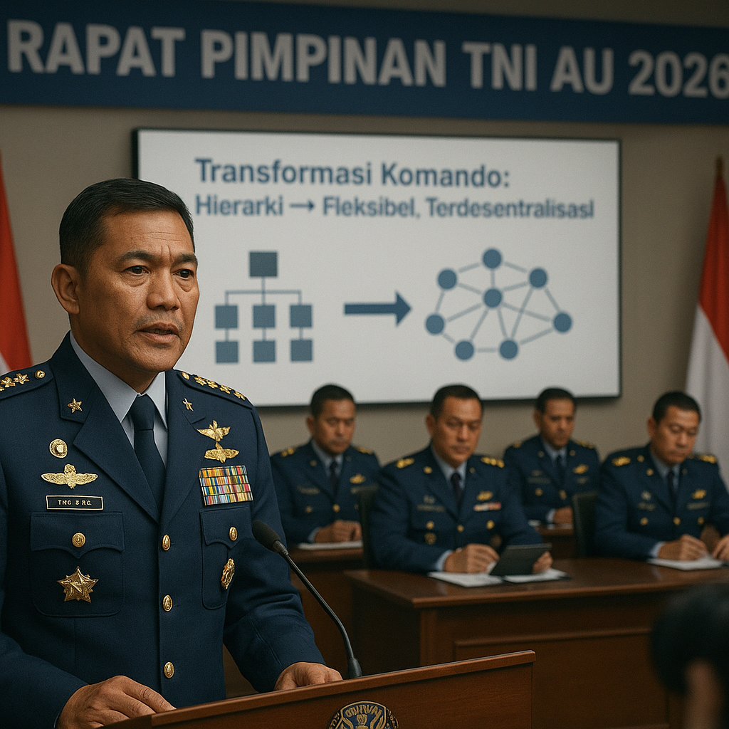 Panglima TNI Soroti Pentingnya Transformasi Komando dalam Rapat Pimpinan TNI AU 2026