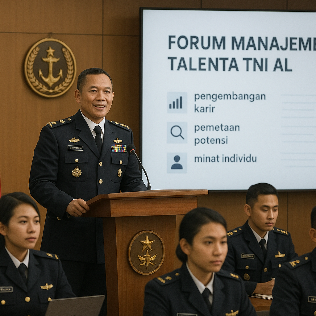Wakasal Pimpin Forum Manajemen Talenta AL, Fokus pada Pengembangan Karir Perwira Muda