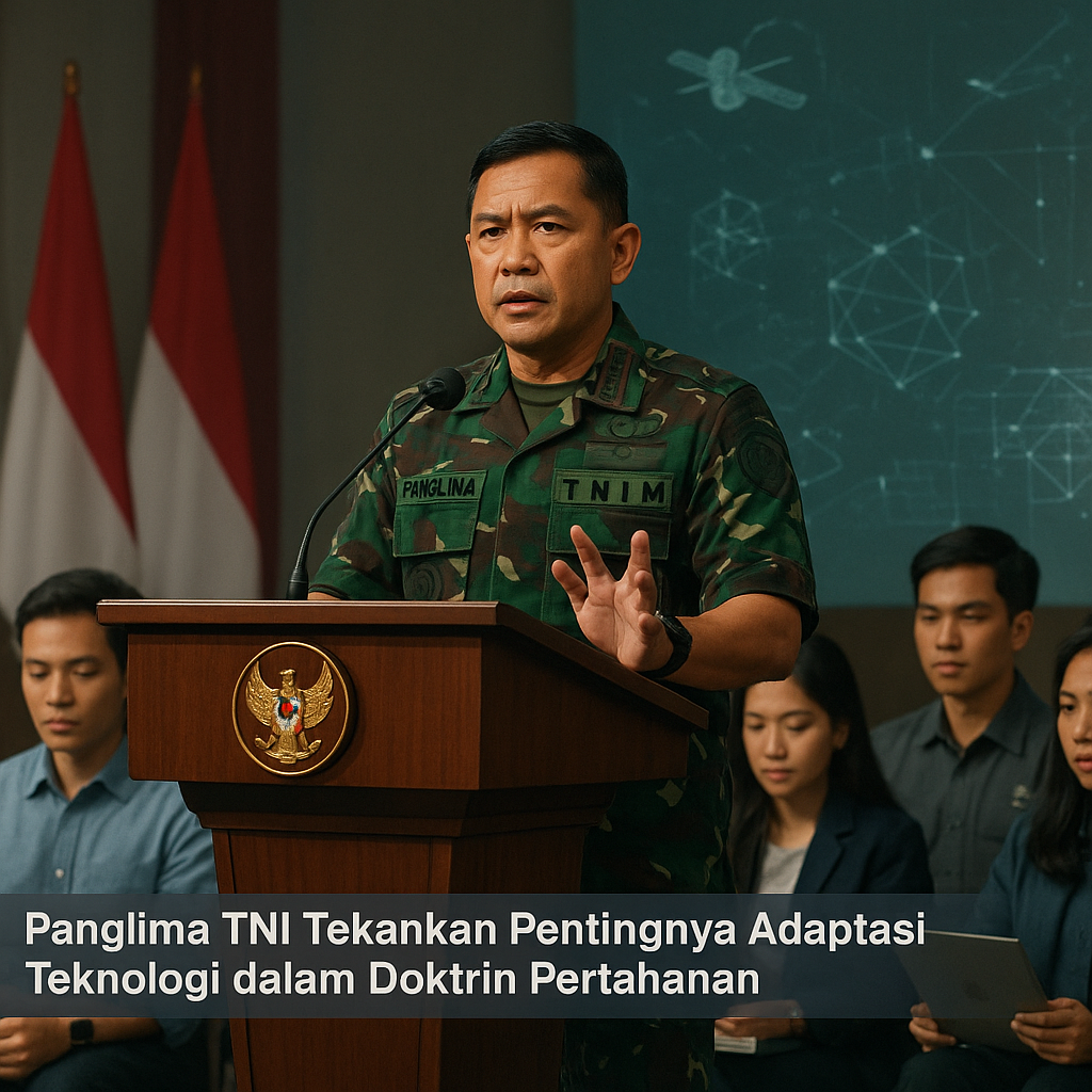Panglima TNI Tekankan Pentingnya Adaptasi Teknologi dalam Doktrin Pertahanan