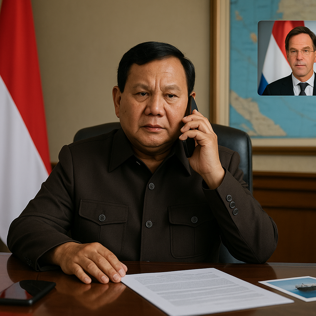 Prabowo Telepon PM Belanda, Bahas Hubungan Dagang hingga Selat Hormuz
