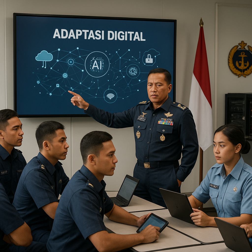 Pelatihan Kepemimpinan bagi Perwira Remaja TNI AL Fokus pada Adaptasi Digital