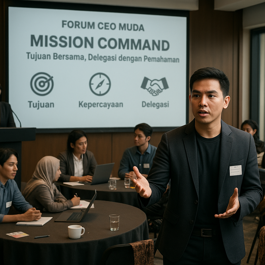 Forum CEO Muda: Adaptasi 'Mission Command' ala Militer dalam Startup