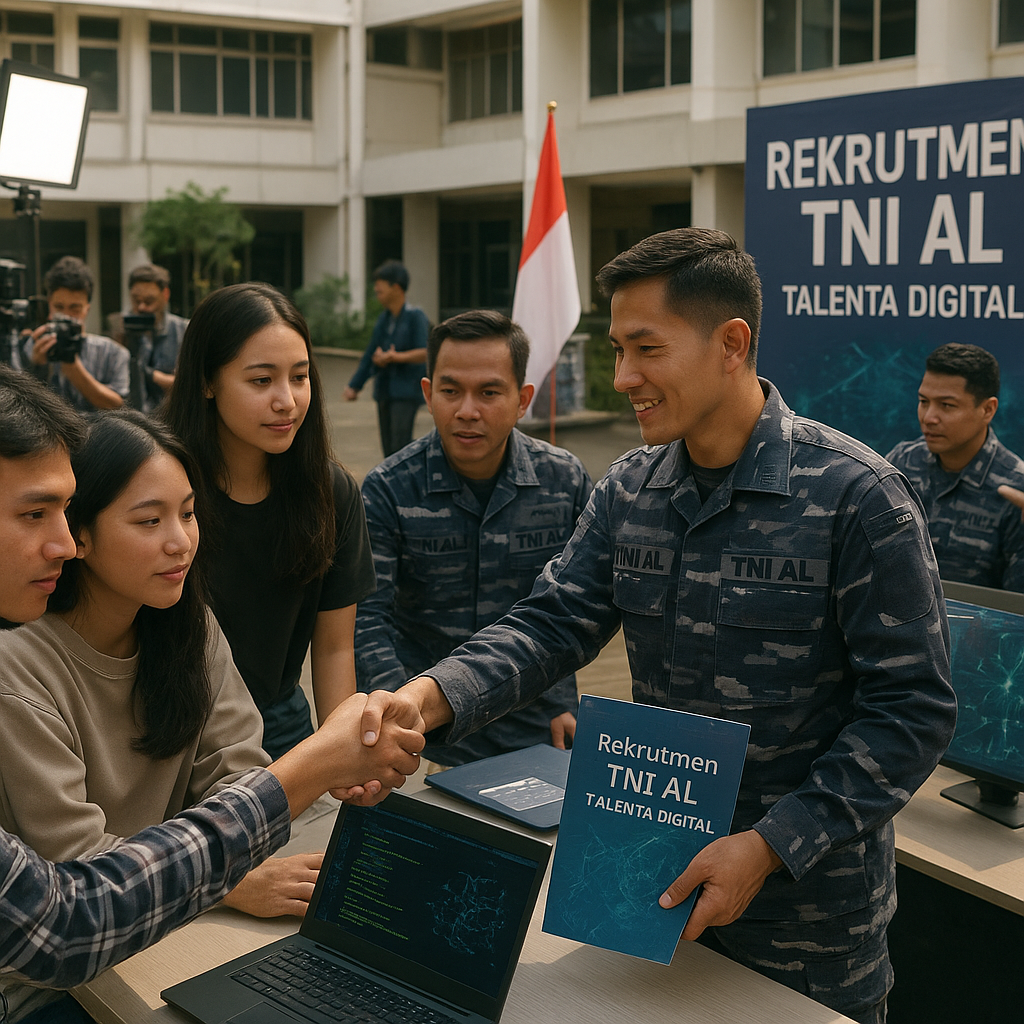 Strategi Rekrutmen TNI AL Merekrat Talenta Digital dari Kampus untuk Hadapi Peperangan Siber