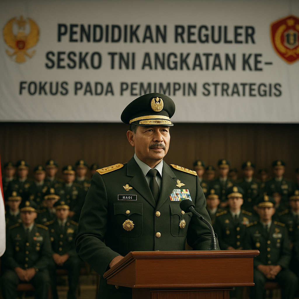 Panglima TNI Buka Pendidikan Reguler Sesko TNI Angkatan ke-70, Fokus pada Pemimpin Strategis