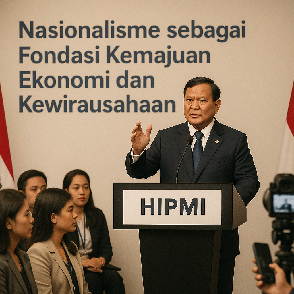 Prabowo di Munas HIPMI: Nasionalisme sebagai Fondasi Kemajuan Ekonomi dan Kewirausahaan
