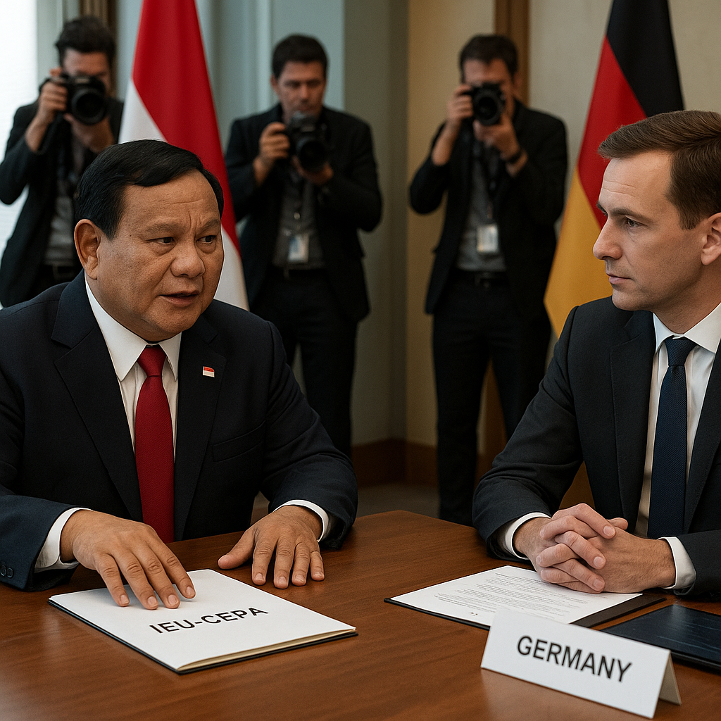Prabowo Dorong Jerman Percepat Finalisasi IEU-CEPA untuk Perkuat Hubungan Ekonomi