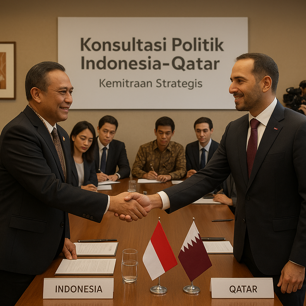 Indonesia dan Qatar Perkuat Kemitraan Strategis Lewat Konsultasi Politik