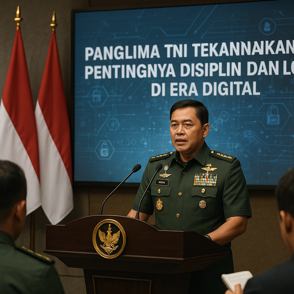 Panglima TNI Tekankan Pentingnya Disiplin dan Loyalitas di Era Digital