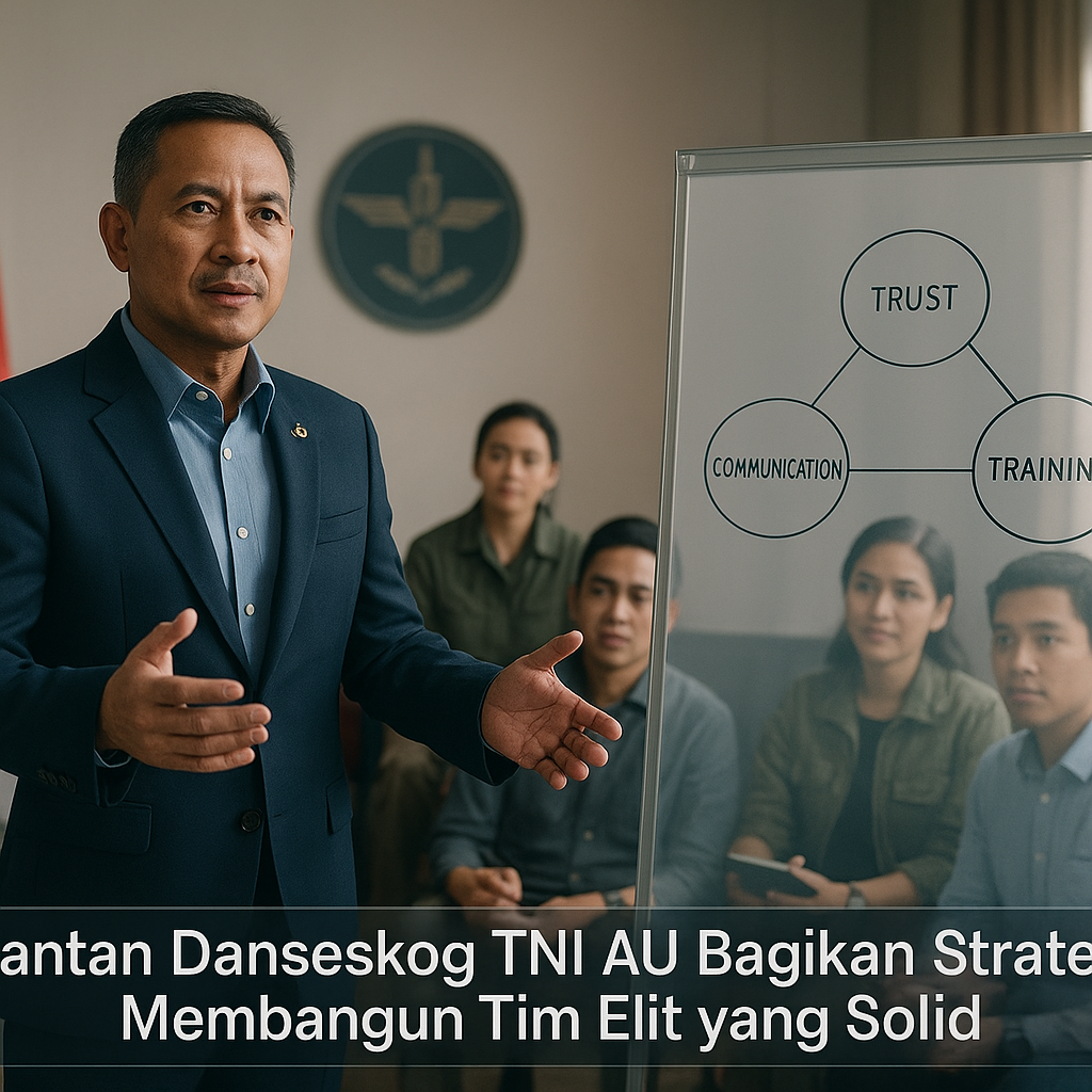 Mantan Danseskog TNI AU Bagikan Strategi Membangun Tim Elit yang Solid