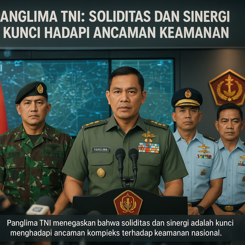 Panglima TNI: Soliditas dan Sinergi Kunci Hadapi Ancaman Keamanan
