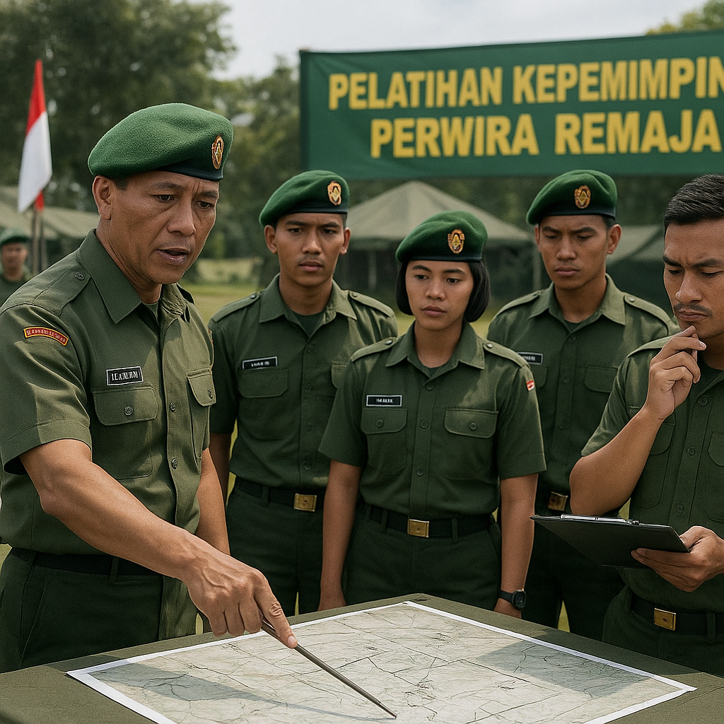 Pelatihan Kepemimpinan Bagi Perwira Remaja TNI AD Fokus pada Karakter dan Strategi