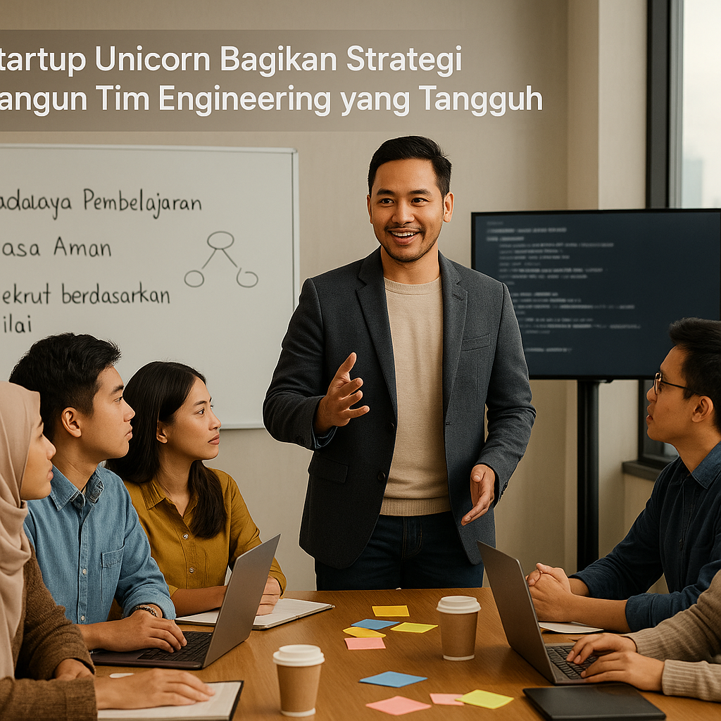 CEO Startup Unicorn Bagikan Strategi Membangun Tim Engineering yang Tangguh