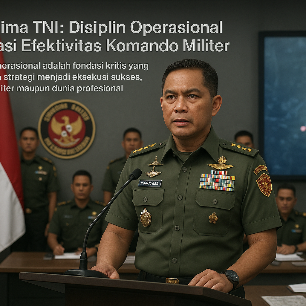 Panglima TNI: Disiplin Operasional Fondasi Efektivitas Komando Militer