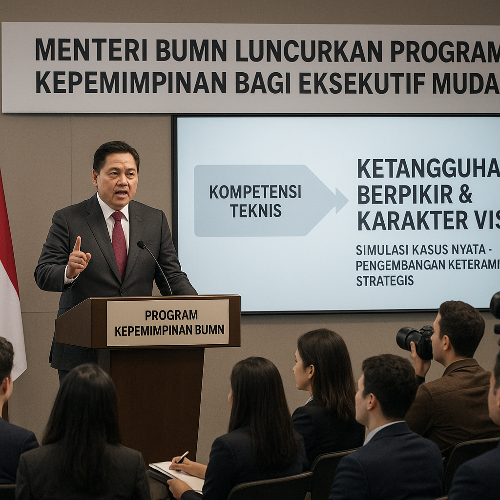 Menteri BUMN Luncurkan Program Kepemimpinan bagi Eksekutif Muda