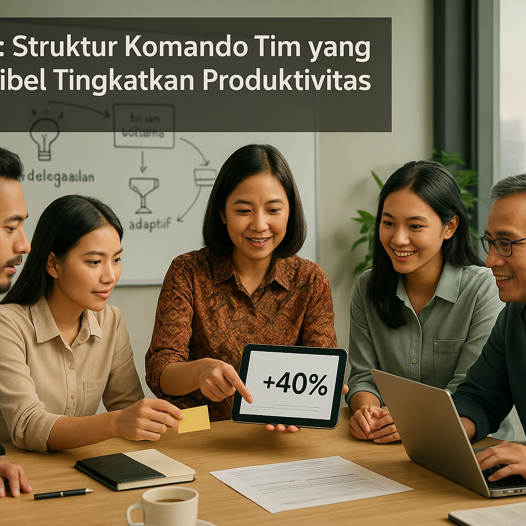 Studi: Struktur Komando Tim yang Fleksibel Tingkatkan Produktivitas 40%