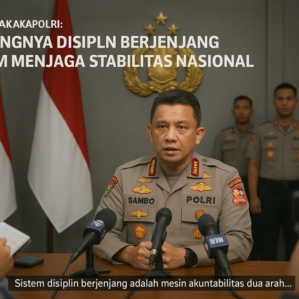 Wawancara Kapolri: Pentingnya Disiplin Berjenjang dalam Menjaga Stabilitas Nasional