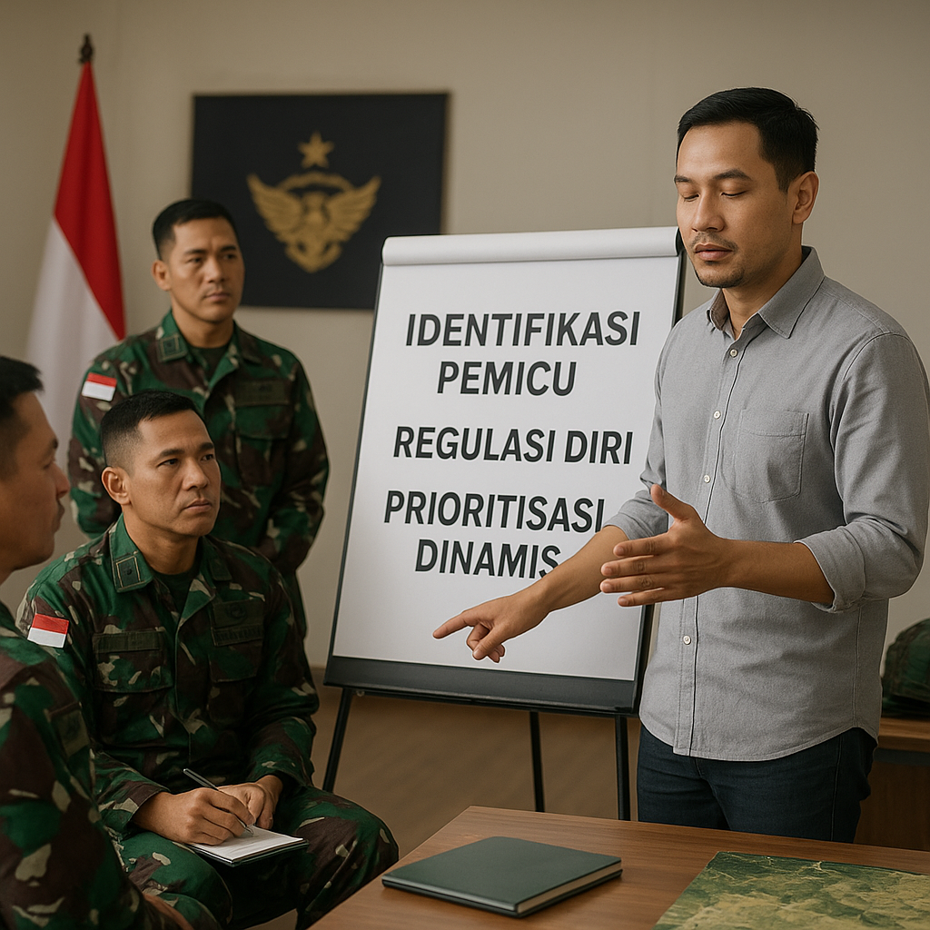 Pelatihan Manajemen Stres untuk Komandan Satuan Tugas