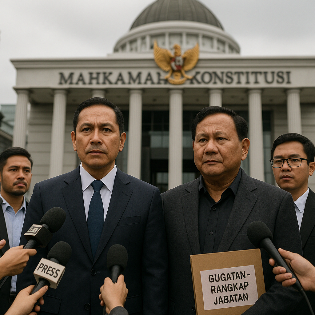 Abaikan Putusan MK, Wamen Otto dan Prabowo Digugat soal Rangkap Jabatan
