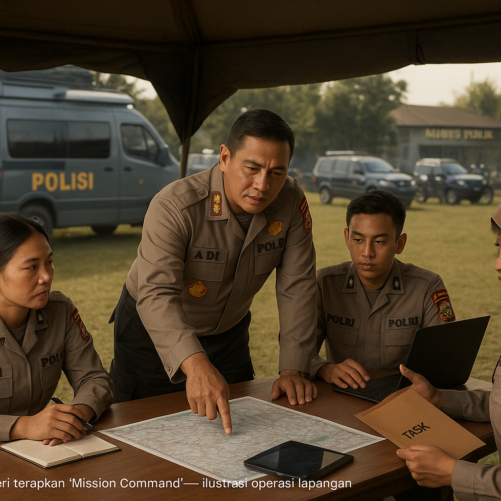 Mabes Polri Terapkan Sistem 'Mission Command' untuk Operasi Lapangan