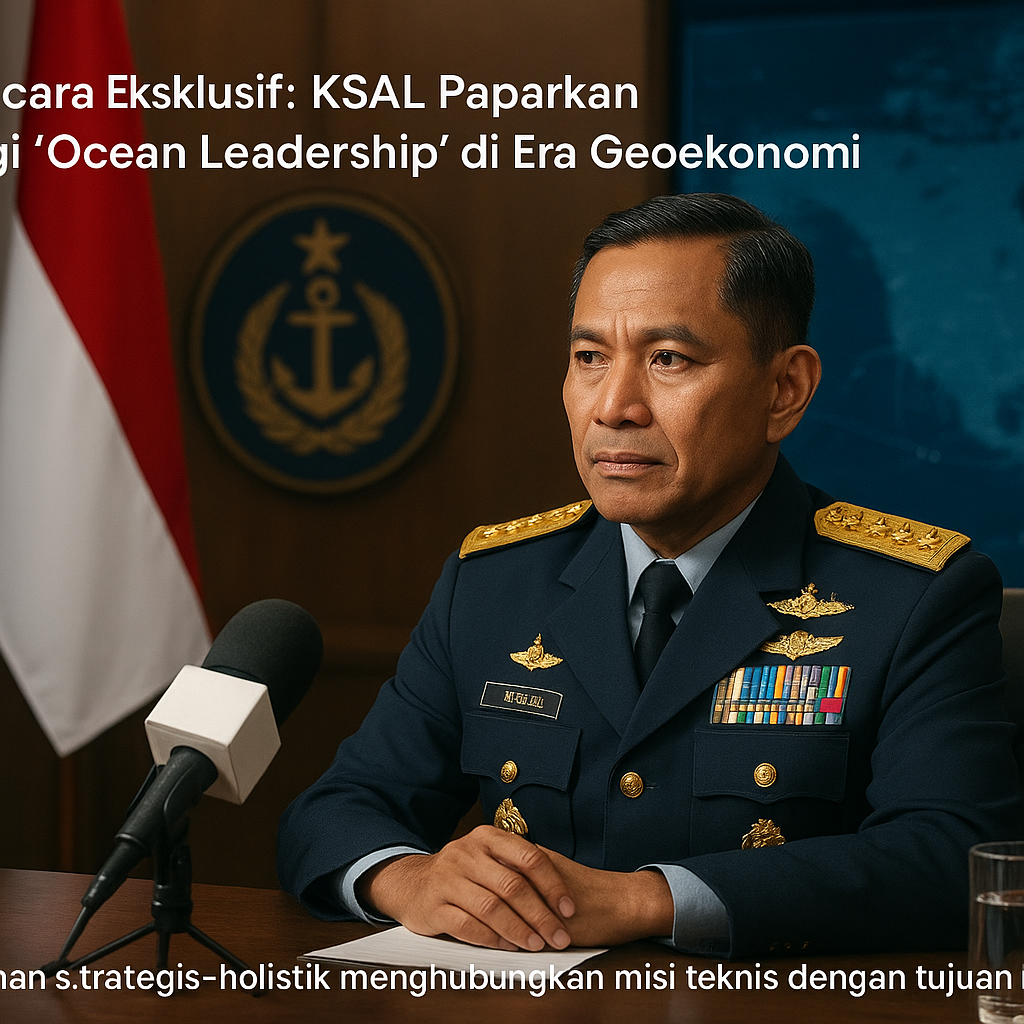 Wawancara Eksklusif: KSAL Paparkan Strategi 'Ocean Leadership' di Era Geoekonomi