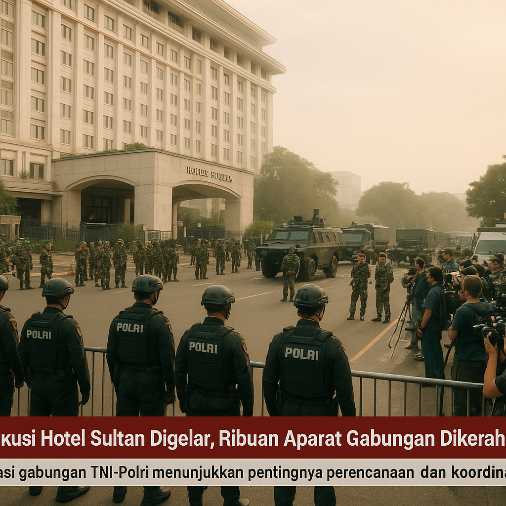 Eksekusi Hotel Sultan Digelar, Ribuan Aparat Gabungan Dikerahkan