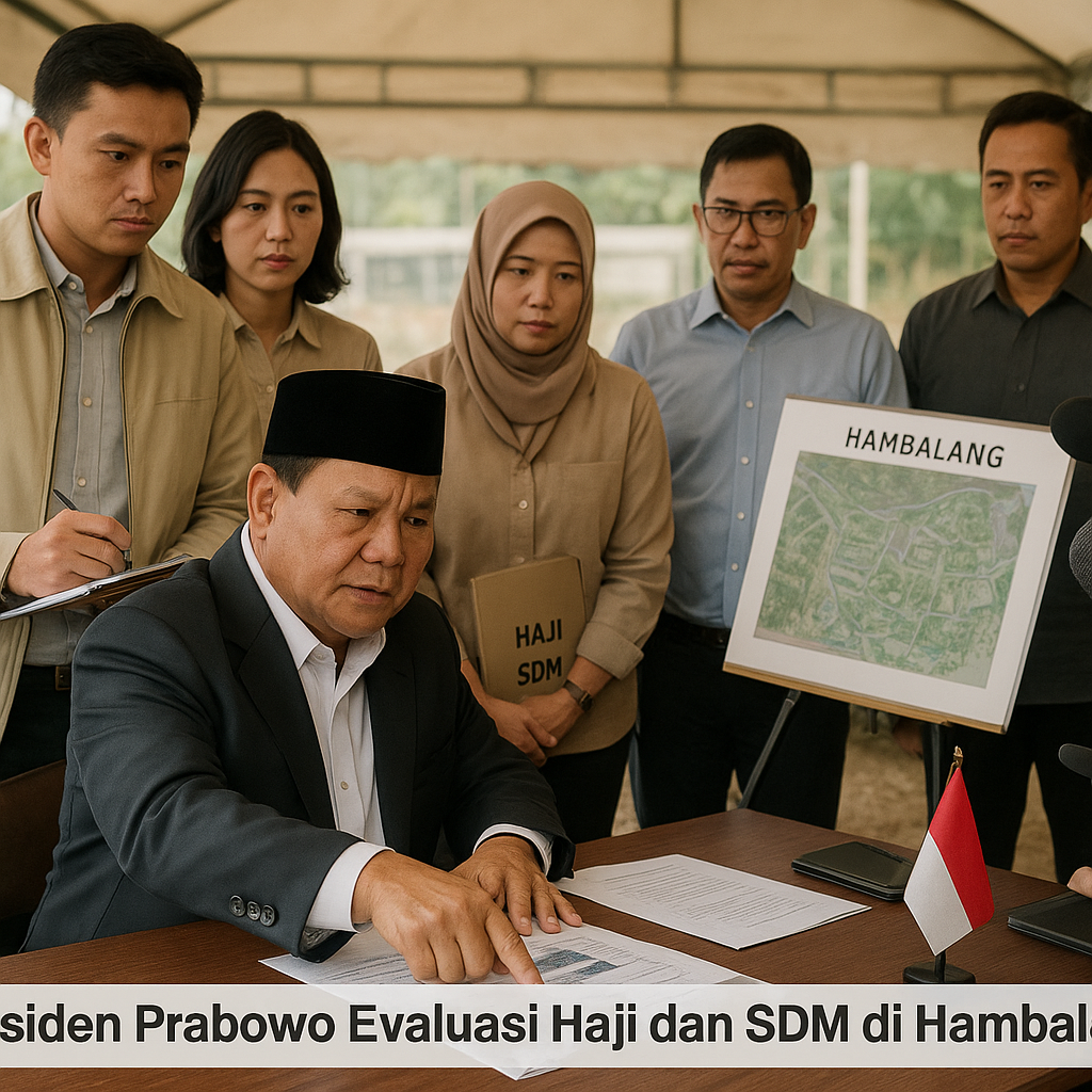 Presiden Prabowo Evaluasi Haji dan SDM di Hambalang