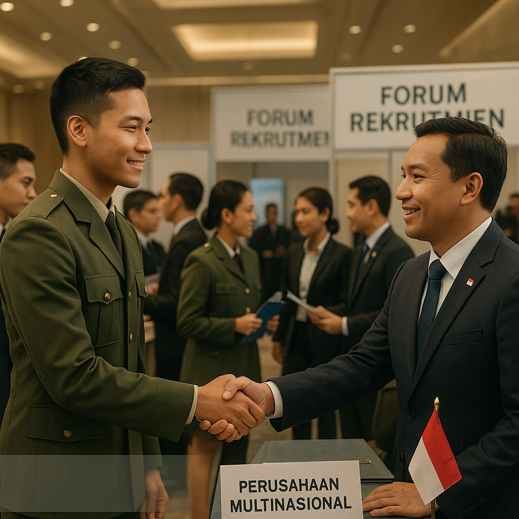 Forum Rekrutmen: Perusahaan Multinasional Incar Lulusan Akademi Militer untuk Posisi Manajemen