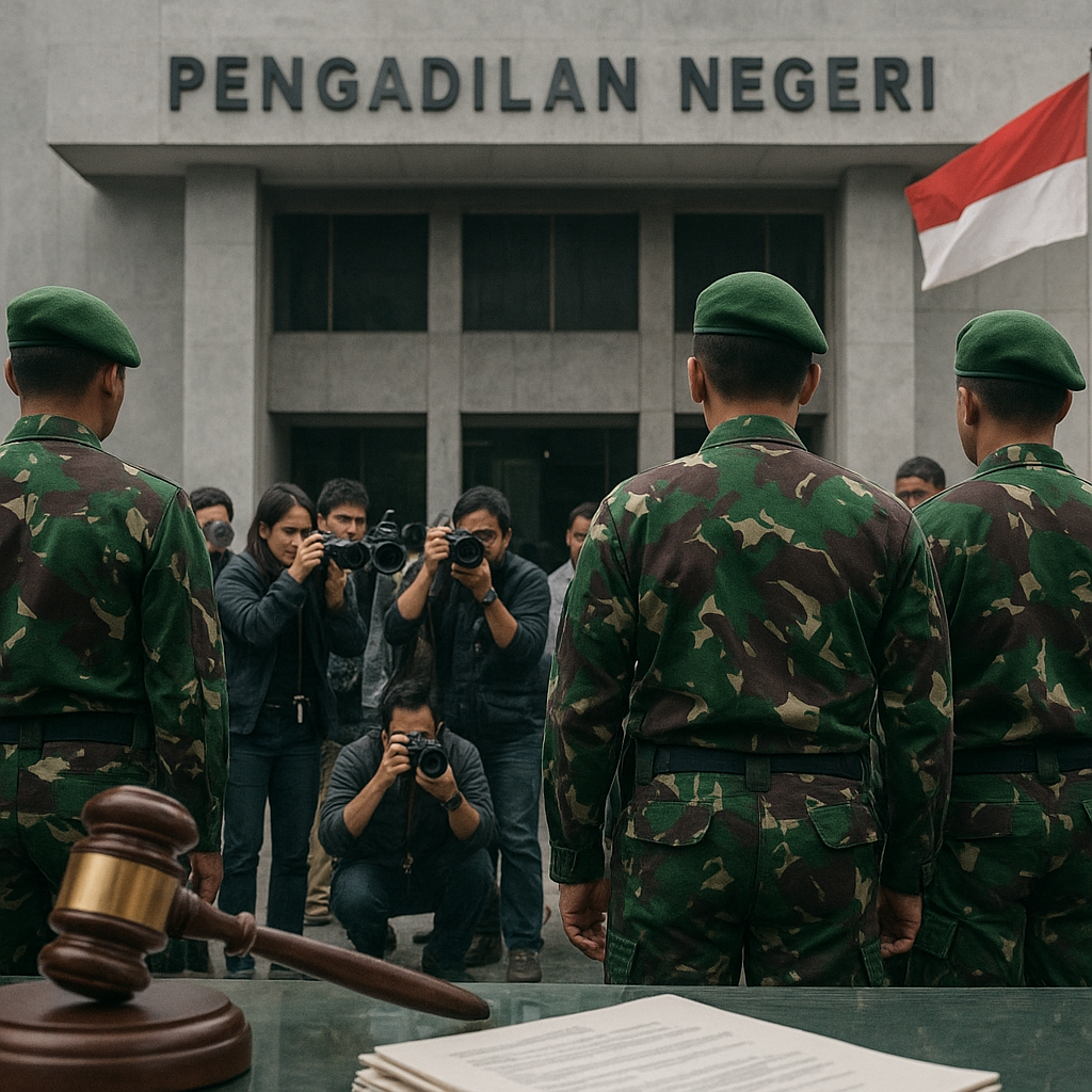 Empat Prajurit TNI Penyiram Air Keras Andrie Yunus Melawan, Ajukan Banding