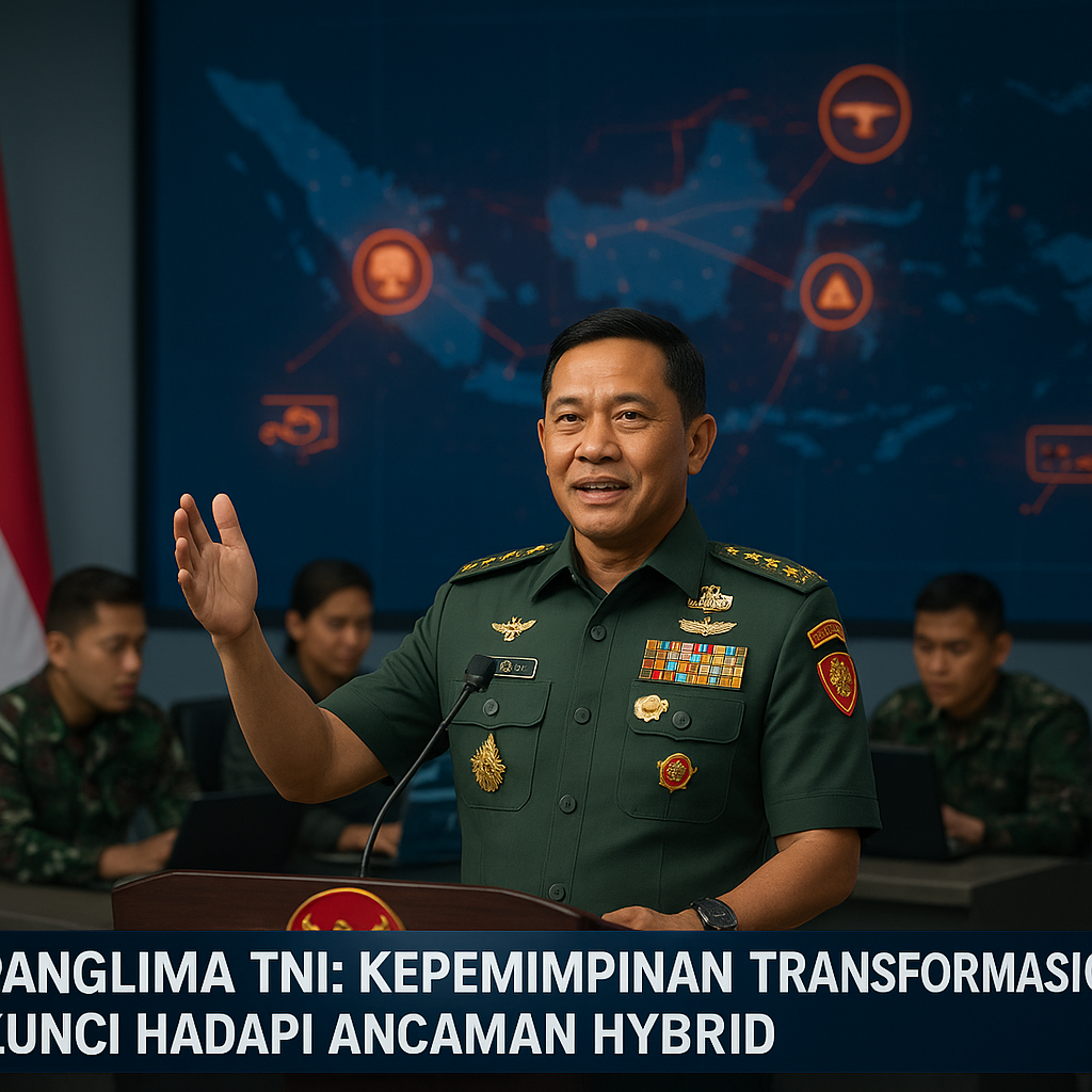 Panglima TNI: Kepemimpinan Transformasional Kunci Hadapi Ancaman Hybrid