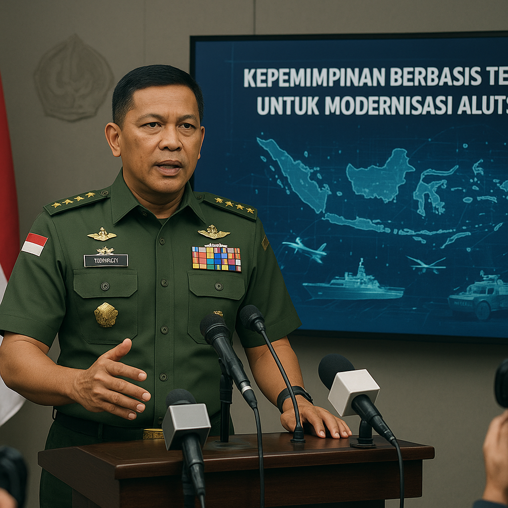 Panglima TNI Tekankan Pentingnya Kepemimpinan Berbasis Teknologi untuk Modernisasi Alutsista