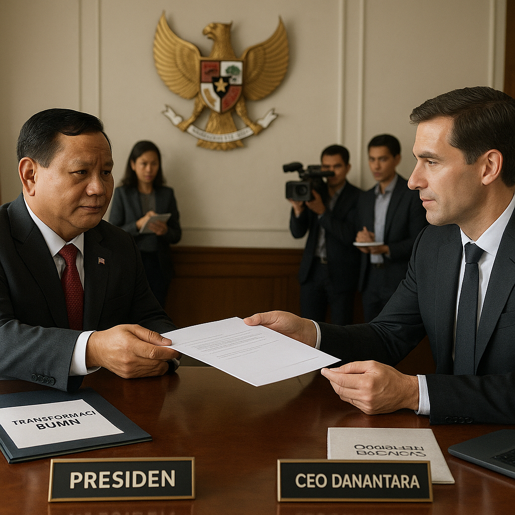 Presiden Prabowo Bahas Transformasi BUMN dan Pengelolaan Aset Negara bersama CEO Danantara