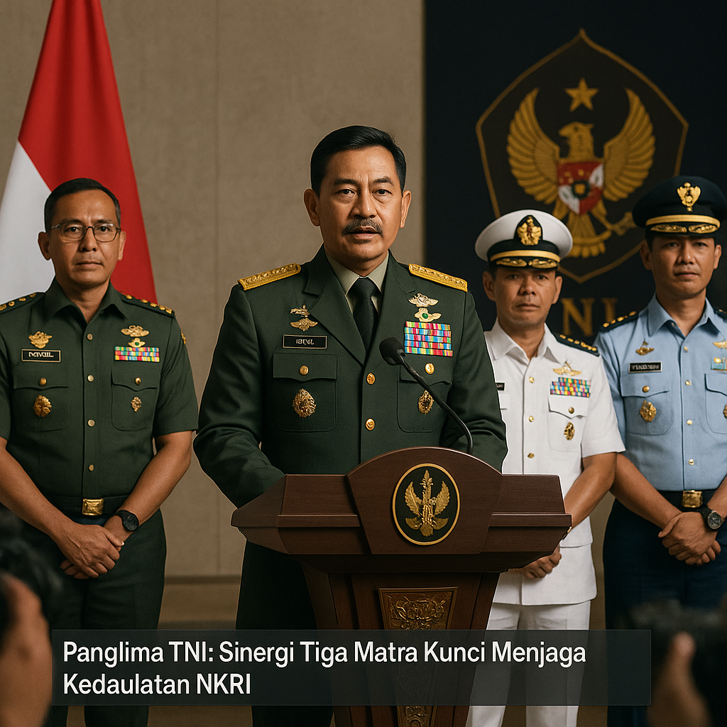 Panglima TNI: Sinergi Tiga Matra Kunci Menjaga Kedaulatan NKRI